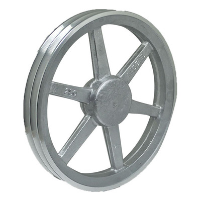 Polia de alumínio - 400mm - 2 Canais A